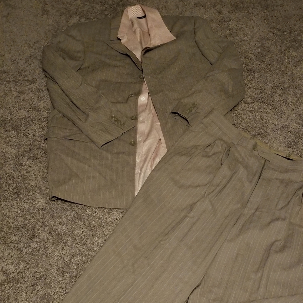 Tan Steve Harvey Suit